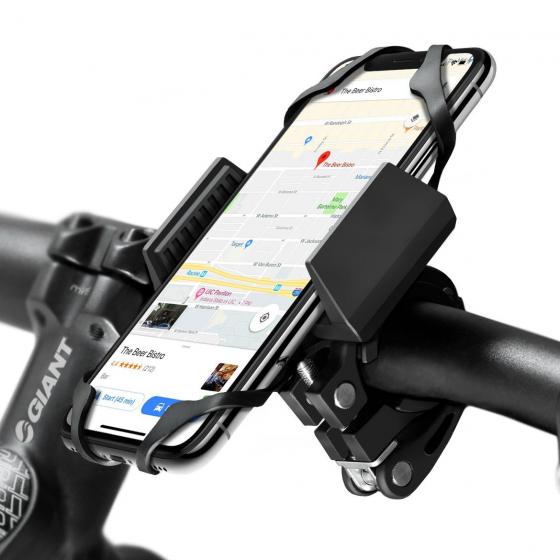 Phone Bike Mount and Motorcycle Cell Phone Holder 2nd Generation For iPhone X XS 8 7 7s 6 6s 5 5s Plus Samsung Galaxy S10 S9 S8 S7 Note any Smartphone GPS Mountain Road Bicycle Handlebar Cradle