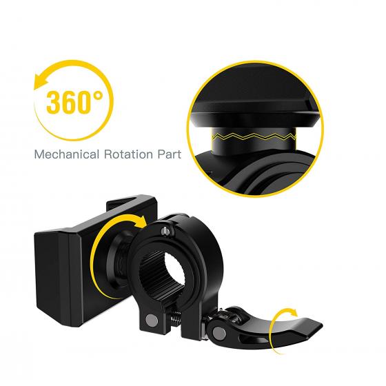 Phone Bike Mount and Motorcycle Cell Phone Holder 2nd Generation For iPhone X XS 8 7 7s 6 6s 5 5s Plus Samsung Galaxy S10 S9 S8 S7 Note any Smartphone GPS Mountain Road Bicycle Handlebar Cradle