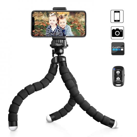 Flexible Tripod with Wireless Remote Shutter