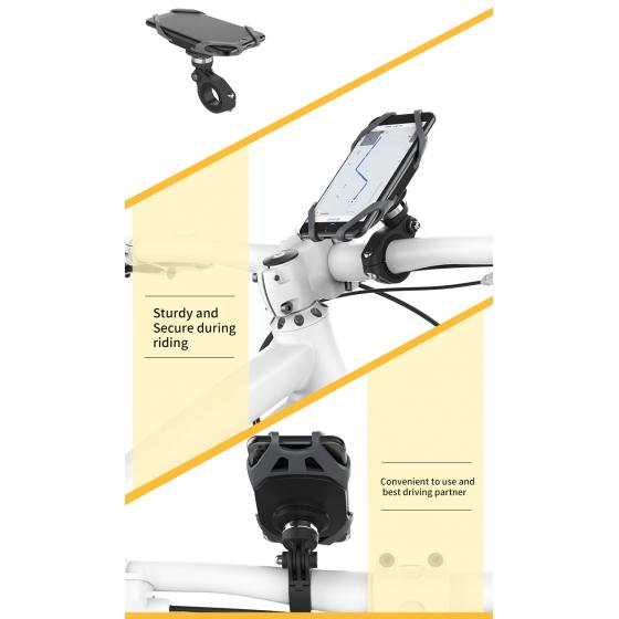Rubber Clamp Bike Phone Mount