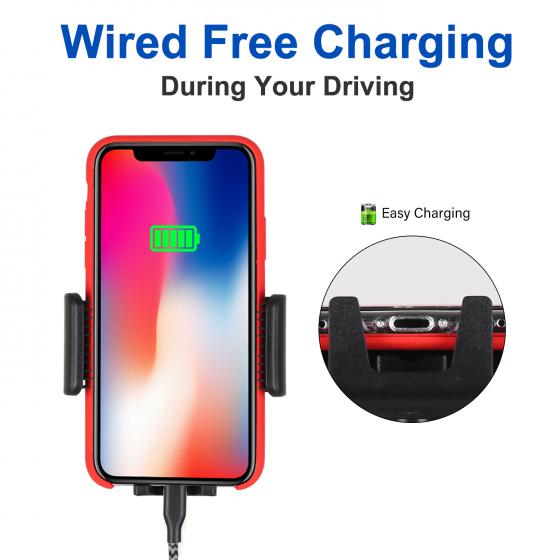 Dashboard Cell Phone Holder, Car Phone Mount Strong Suction Cup Phone Holder Extensible & Adjustable Windshield Phone Mount for 3.5