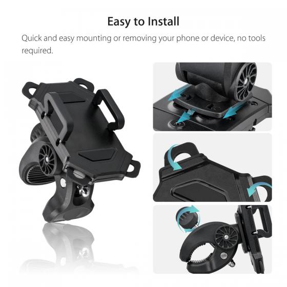 Bike Phone Mount 360 Rotation